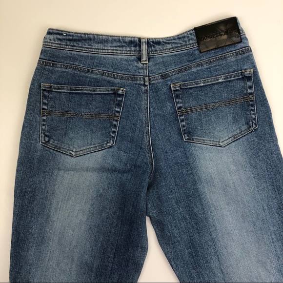 Express vintage high rise blue jeans - 11/12 - Picture 4 of 6